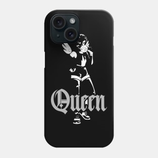 Anime Queen Girl with baseball bat Phone Case