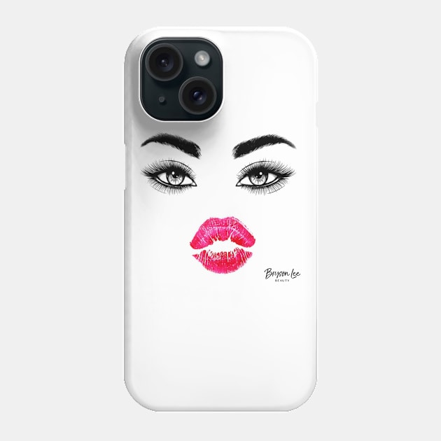 Lash and Lip T-shirt Phone Case by brysonleebeauty