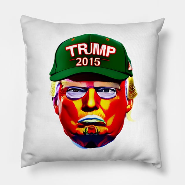 Trumped Up Memes: CEO Trump Edition 2015 Pillow by Starseed666