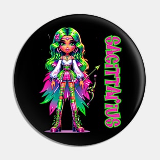 Sagittarius Szn Dollz Zodiac Birthday Baddie Y2K Anime Pin