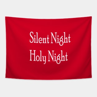 Silent Night Holy Night Tapestry