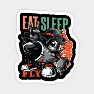 Eat Sleep Fly Magnet