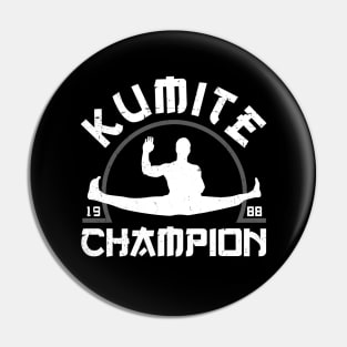 Kumite Champion 1988 Pin