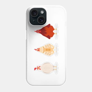 Three Cute Chickens Phone Case