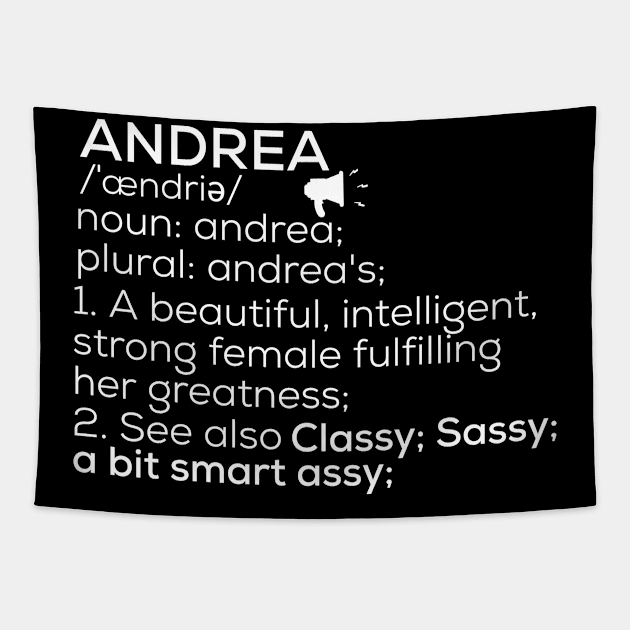Andrea Name Definition Andrea Female Name Tapestry by TeeLogic