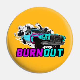 BURNOUT HOT ROD Pin