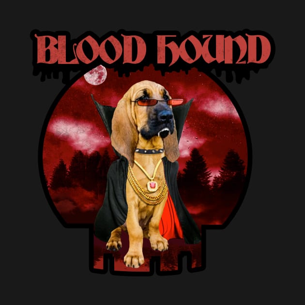 Halloween Dog Vampire Blood Hound by WPHmedia