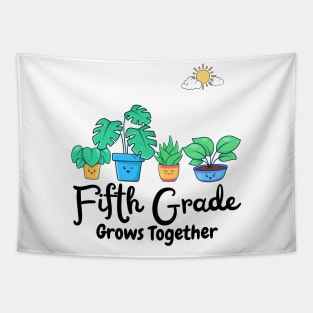 Fifth Grade Grows Together Fifth Grade Teacher Plants Lover Tapestry