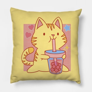 Boba Neko Kawaii Pillow