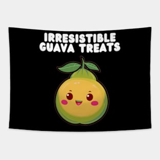 Adorable Guava Fresh Happy Face Tapestry