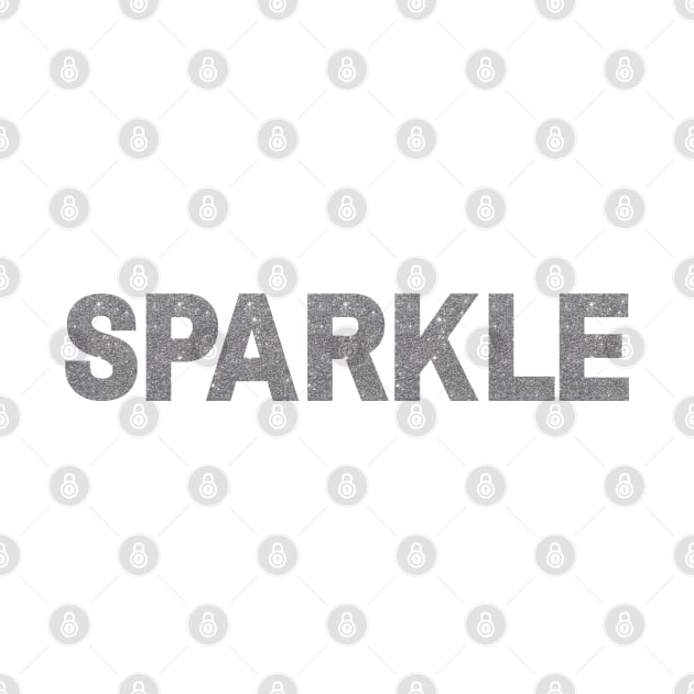 Sparkle Font Silver by hexchen09