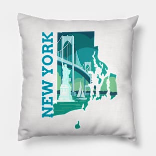 New York art Pillow