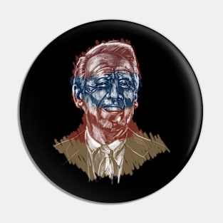 Vin Scully tribute stadium edition Pin