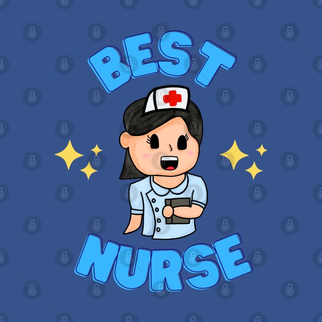 Best Nurse Tee T-shirt Gift by Paper Pocket. Ph