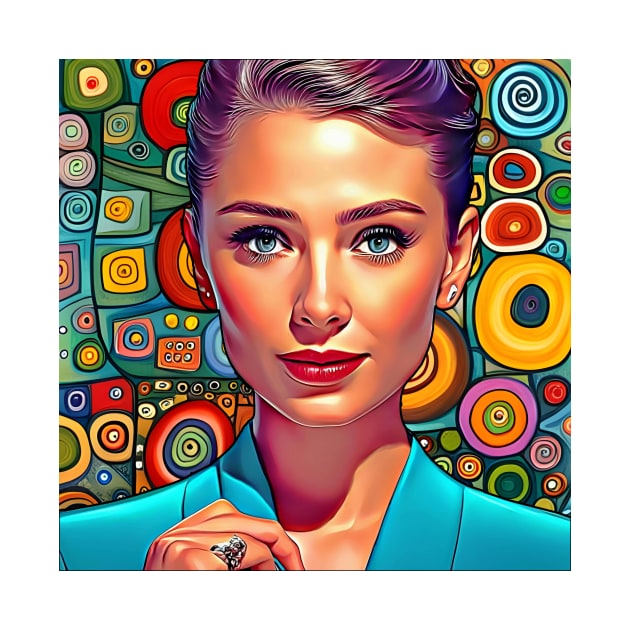 Audrey Hepburn by Colin-Bentham