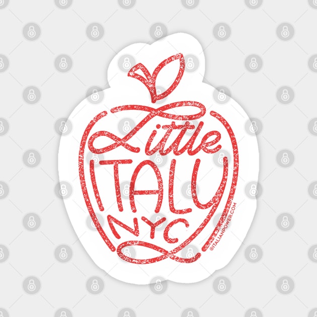 Little Italy - Big Apple Magnet by ItalianPowerStore