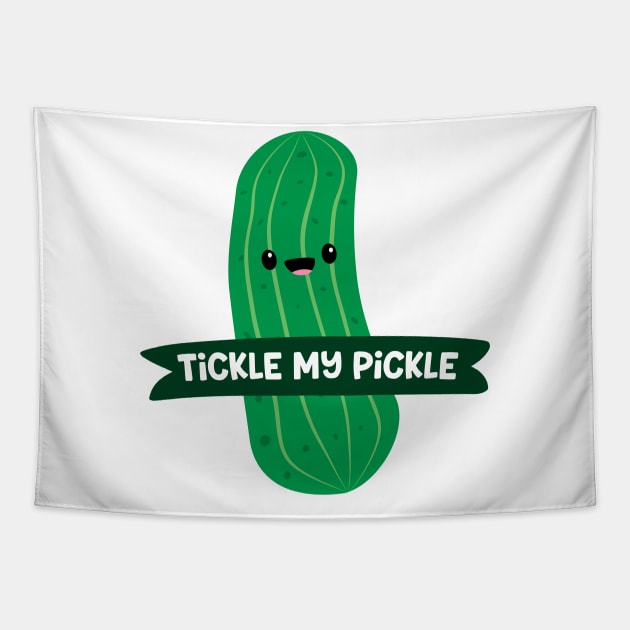 Tickle My Pickle Tapestry by FunUsualSuspects