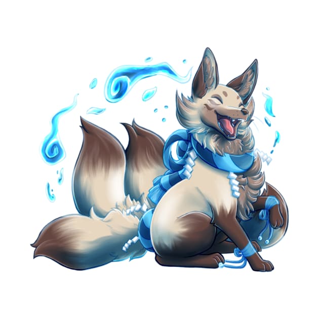 Mystical Kitsune by KitsuGuardian