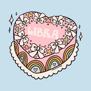 Libra Heart Cake T-Shirt