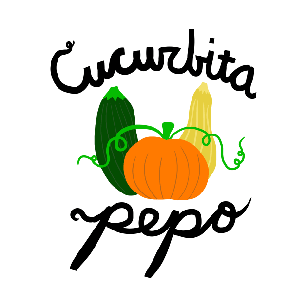 Cucurbita Pepo - Pumpkins, Zucchini, Squash by Danger Dog Design