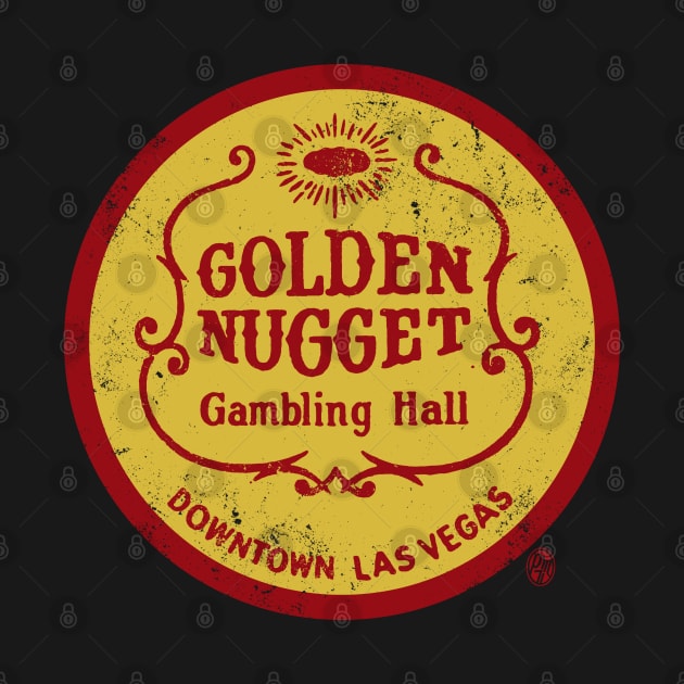 Vintage Golden Nugget Gambling Hall Las Vegas by StudioPM71