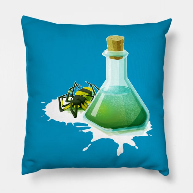 Via Arcana – Liquid Paranoia Pillow by Inchpenny