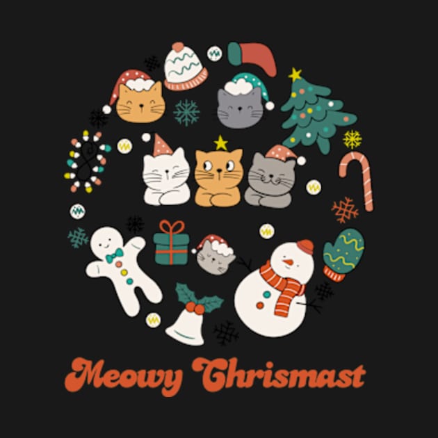 Meowy Christmas by Oiyo