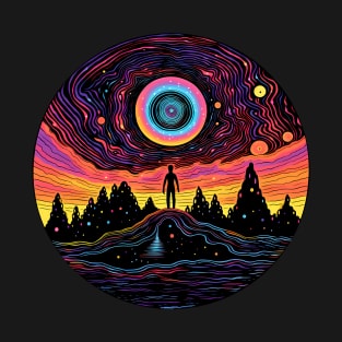 On the edge of the event horizon - Surreal motif T-Shirt