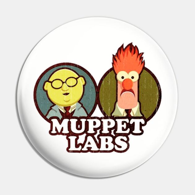 Science with Bunsen and Beaker Pin by The Geek Underground 