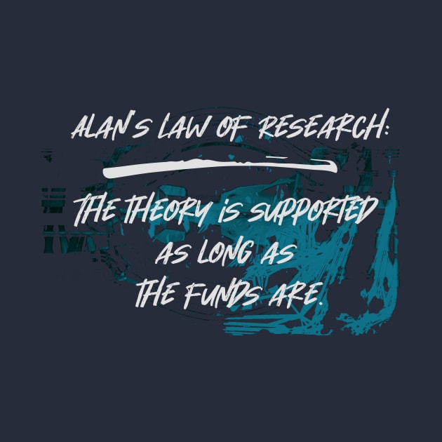 Law of Research. Humor Collection by ArtlyStudio