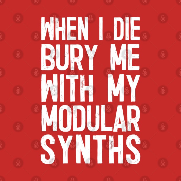 When I Die Bury Me With My Modular Synths by DankFutura