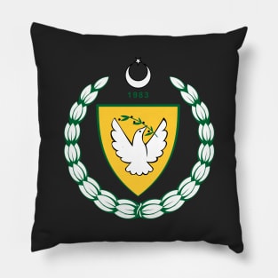 Coat of arms of the Turkish Republic of Northern Cyprus Pillow