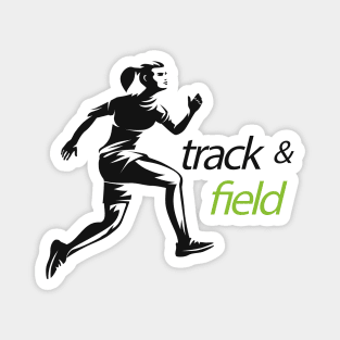 Runner Track & Field Magnet