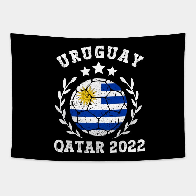 Uruguay Futbol Tapestry by footballomatic