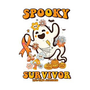 RSD/CRPS Awareness Awareness - spooky survivor ghost retro halloween T-Shirt