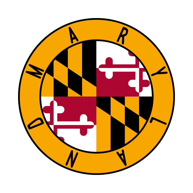 Maryland Flag Decal by zsonn