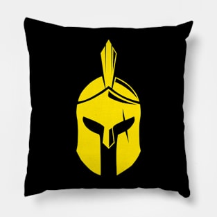 Warrior Helmet Yellow Pillow