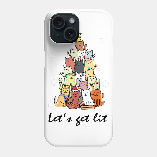 LET'S GET LIT Phone Case by BonnyNowak