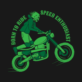 Born to ride motorcycle retro design T-Shirt