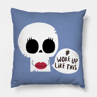 Skull girl Pillow