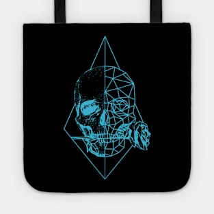 Human Skull With Rose Gifts Tote