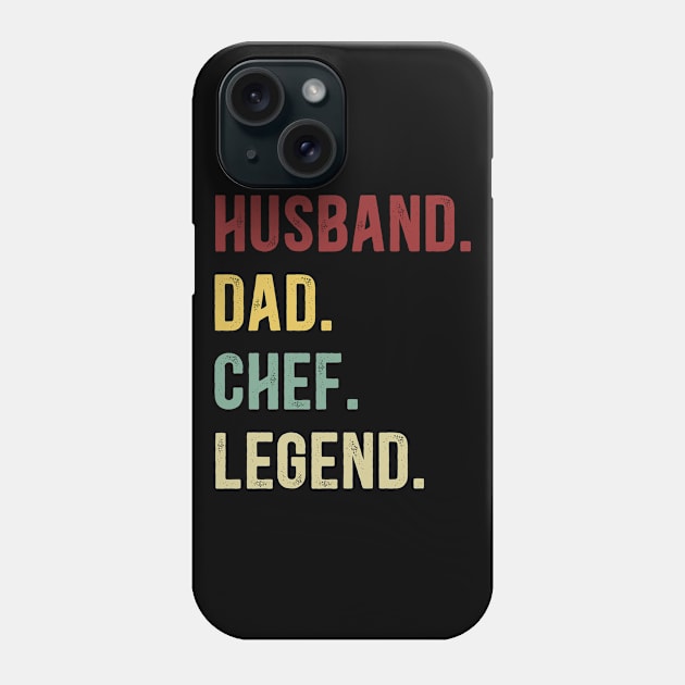 Chef Funny Husband Dad Chef Legend Phone Case by Tun Clothing