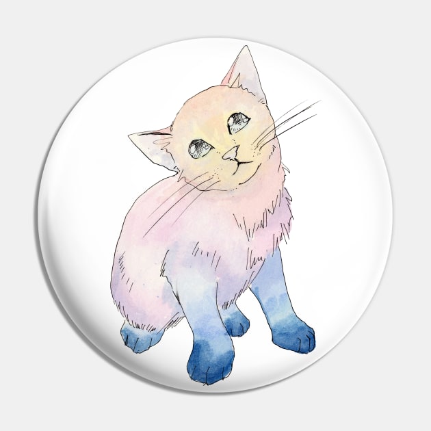 Twilight Kitten Pin by Aqutalion