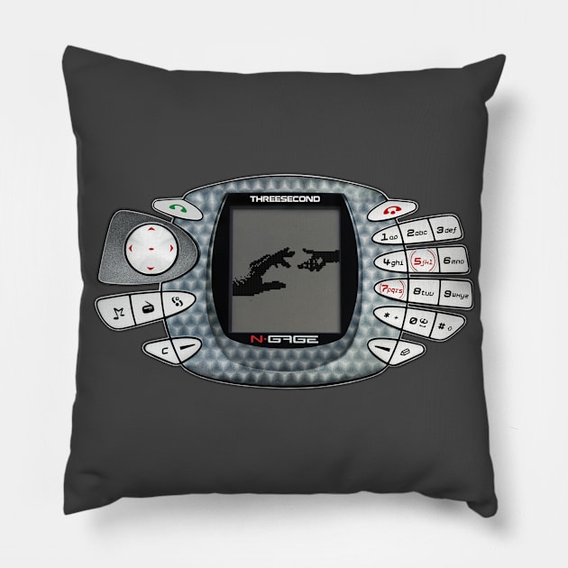 retro vintage gamers smartphone photography Pillow by Dezigner007