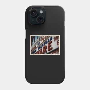 Weinstein & Holtzman Hardware - New York City Store Sign Kodachrome Postcards Phone Case