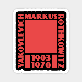 Mark Rothko - Markus Yakovlevich Rothkowitz Magnet