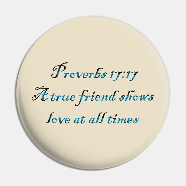 Proverbs 17:17 Pin by Aviana Designs