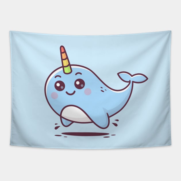 Narwhal Tapestry by zoljo