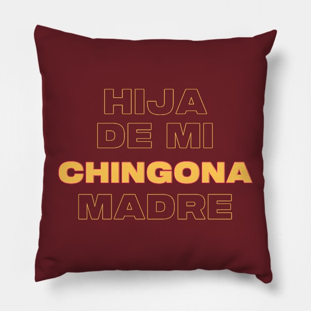 Camisa Graciosa Funny Hispanos Mexican Shirt Pillow by LatinoJokeShirt