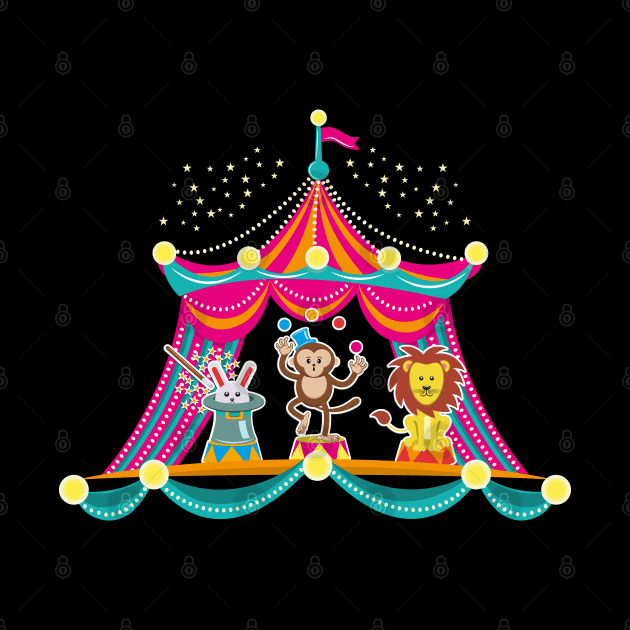 Crazy Circus Animal Carnival T-Shirt Gift Gifts by Shirtbubble